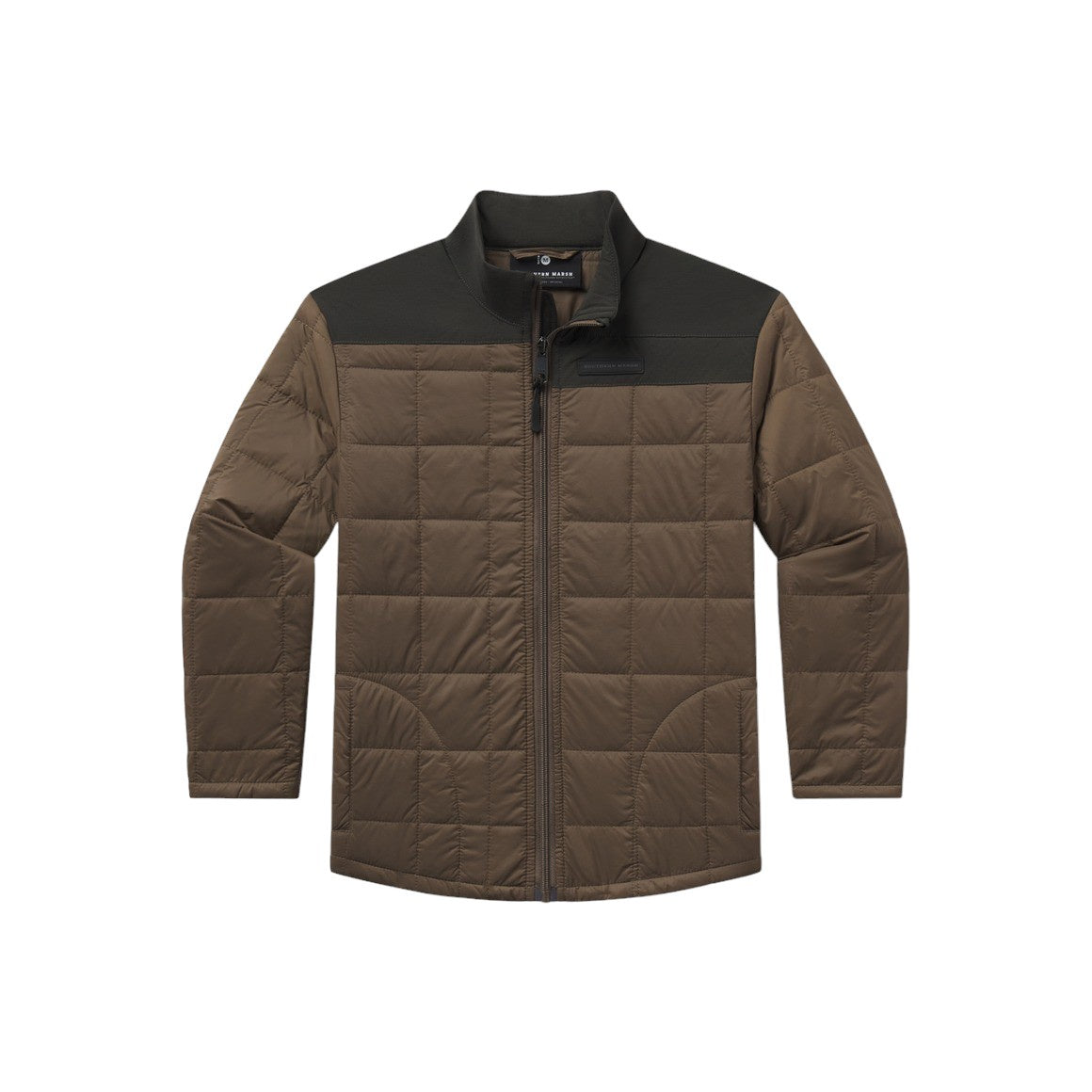 Southern Marsh Youth Falcon Hill Quilted Jacket Stone Brown YOFHJ 5107