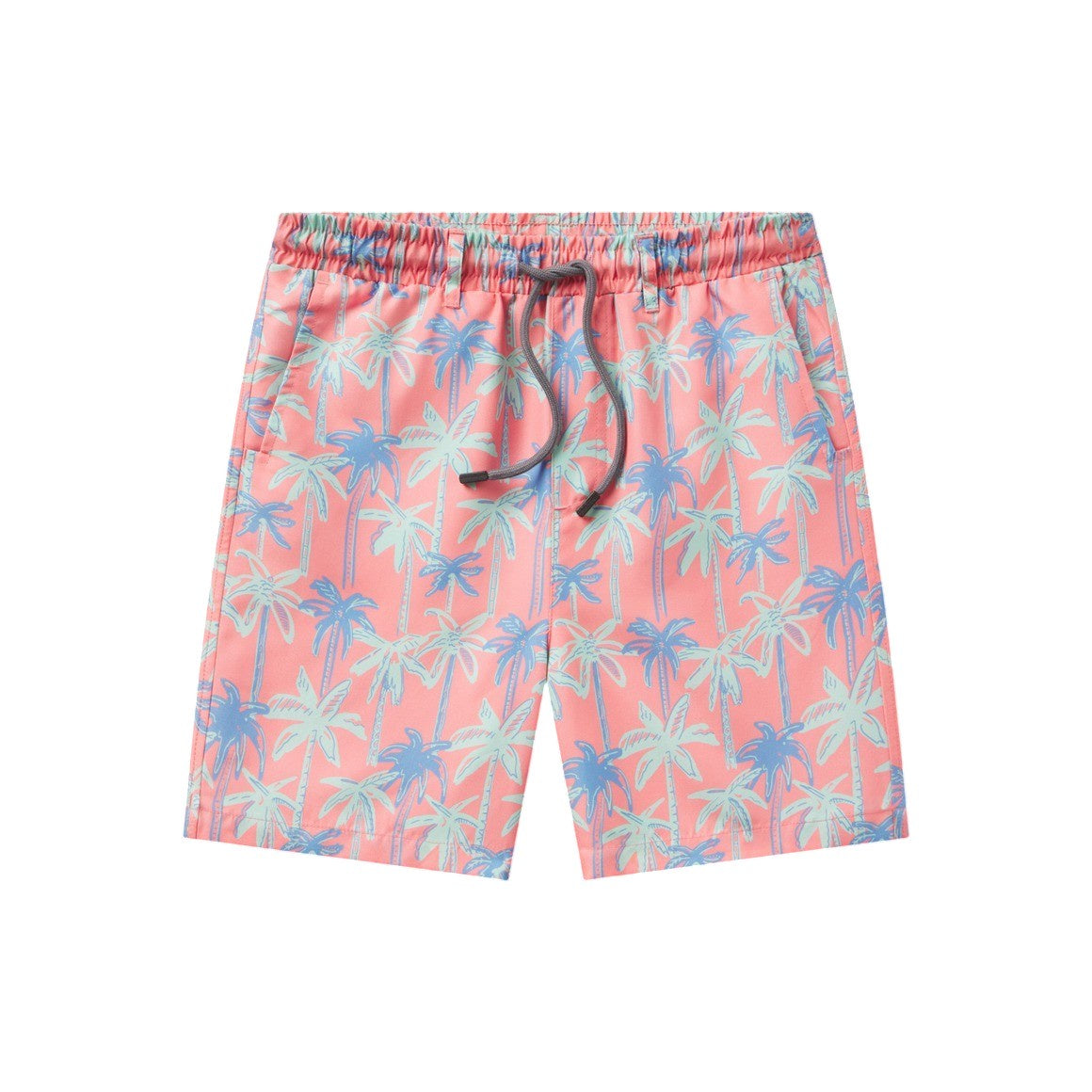 Southern Marsh Youth Harbor Swim Trunk Neon Palms Coral YSHNP 5201