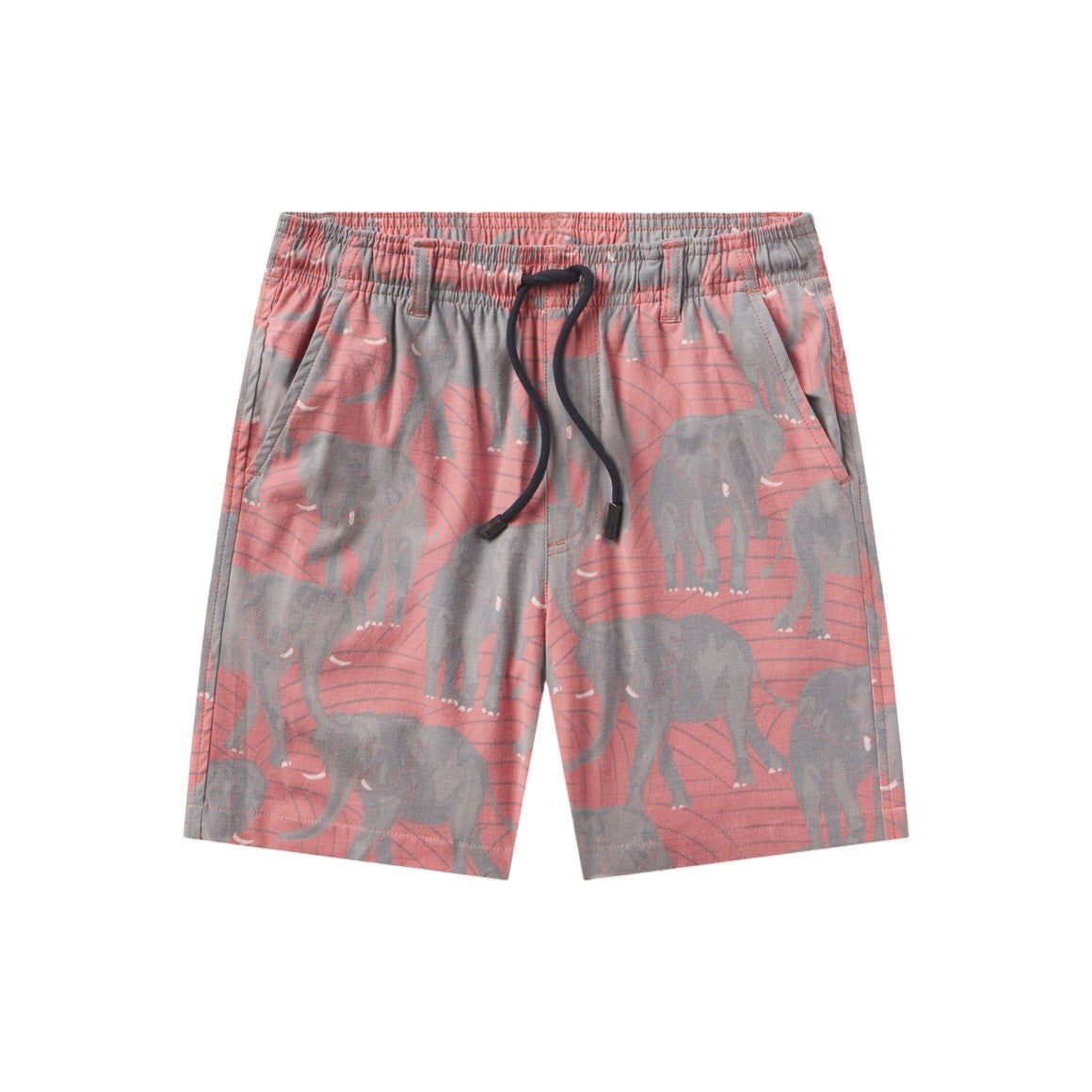 Southern Marsh Youth Harbor Stretch Lined SEAWASH Trunk Elephant Black & Crimson YSSAL 5201