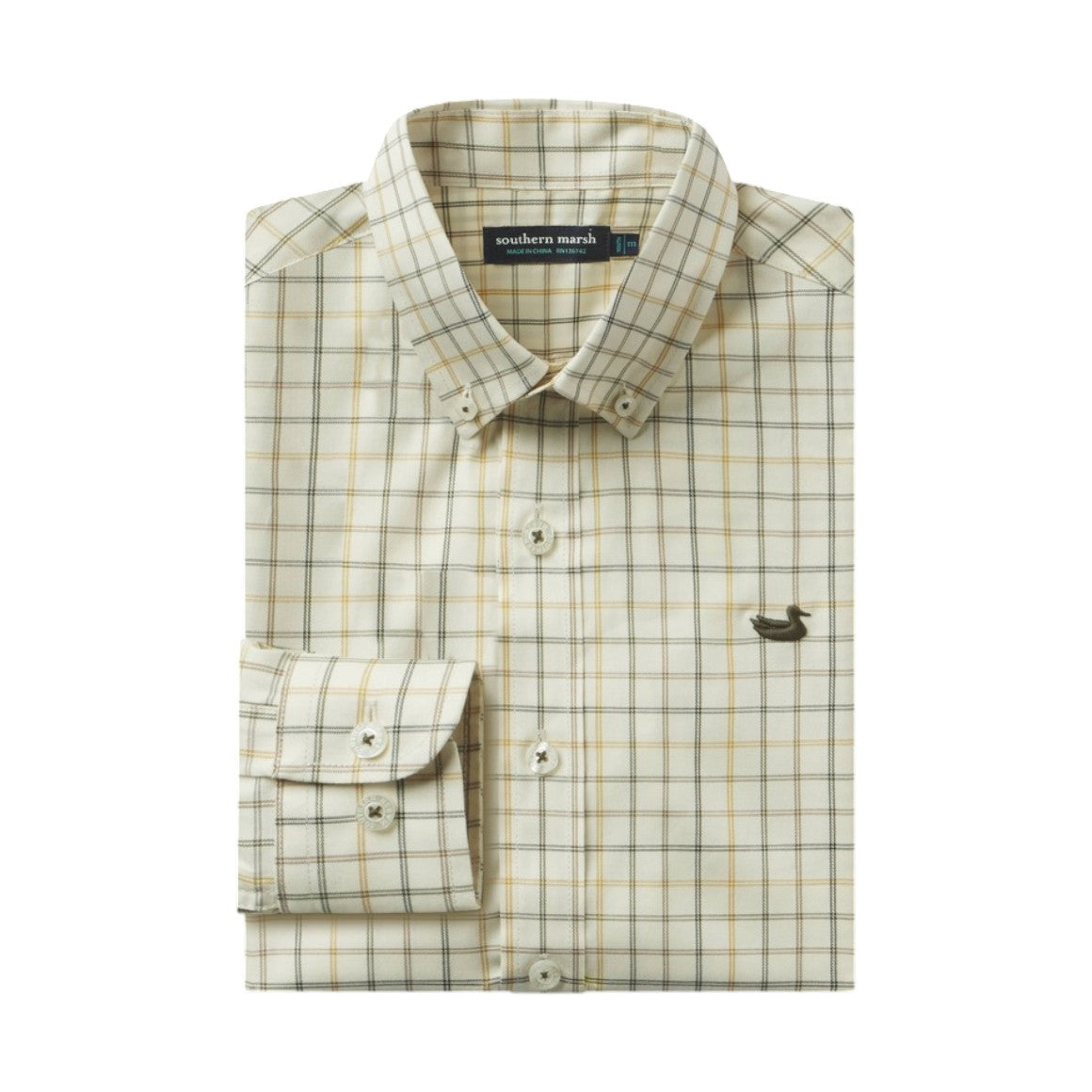Southern Marsh Youth Chateau Windowpane Dress Shirt 5207