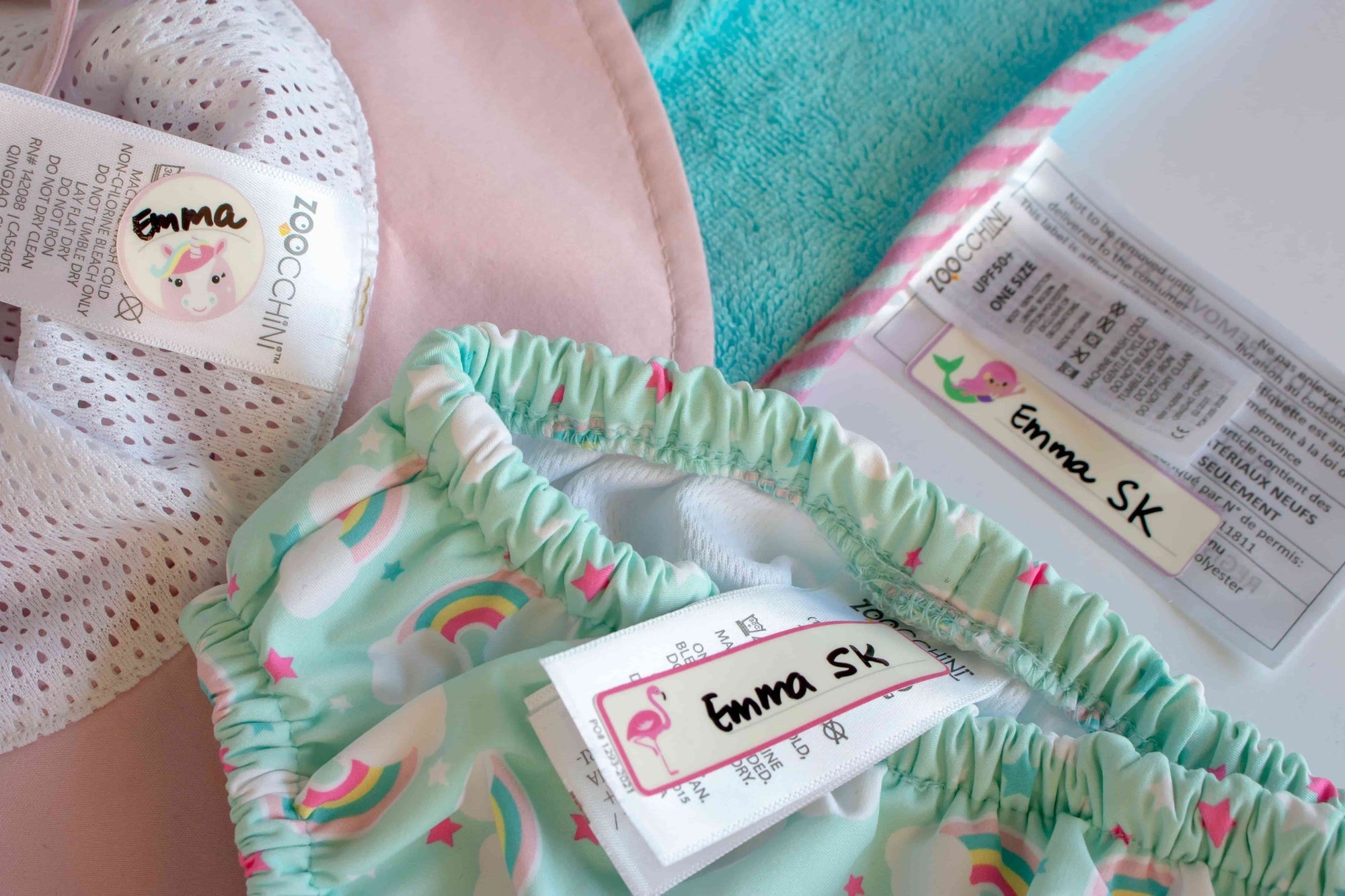 Zoocchini name labels