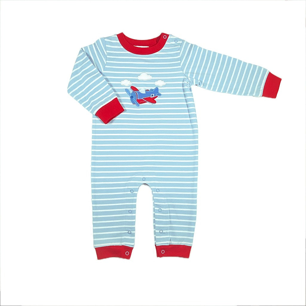 Ishtex Airplane Boy's Romper 5F128 5208