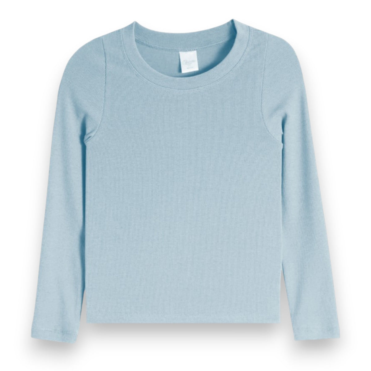 Suzette LS Seamless Rib Top Art Blue X61122 5309