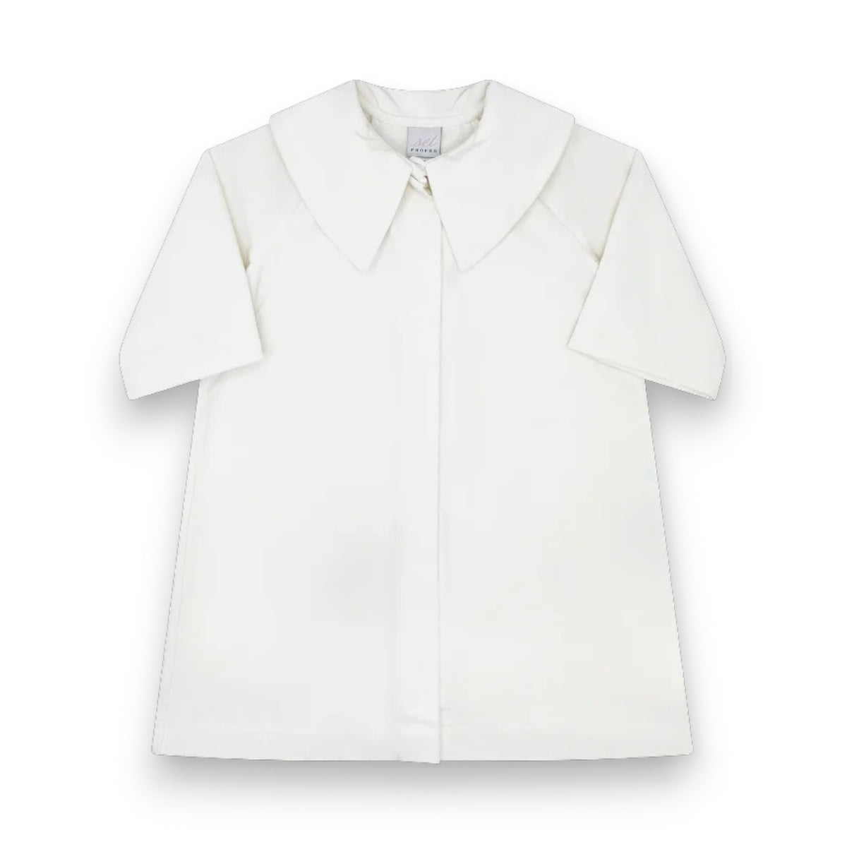 Set Proper Audrey Car Coat Winter White Velvet