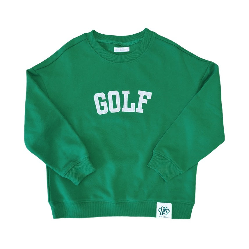 Bits & Bows Green Golf Sweat Shirt SS-Golf 5209