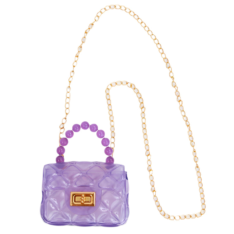 Sparkle Sisters Clear Jelly Purse