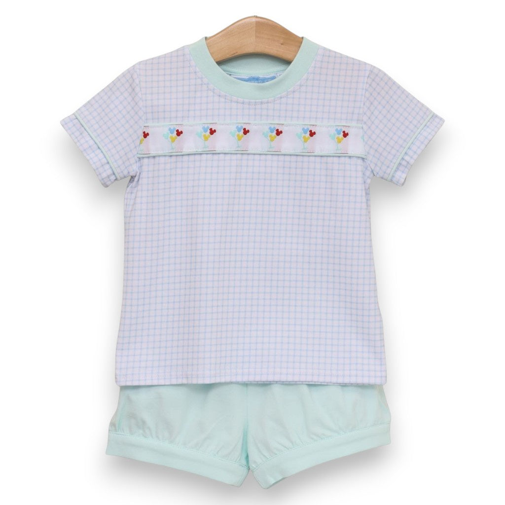 Trotter Street Kids Magical Balloons Banded Short Set TSK-02835 5307