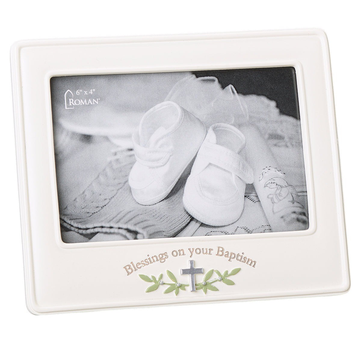 Roman  Baptism Blessing Frame 4x6