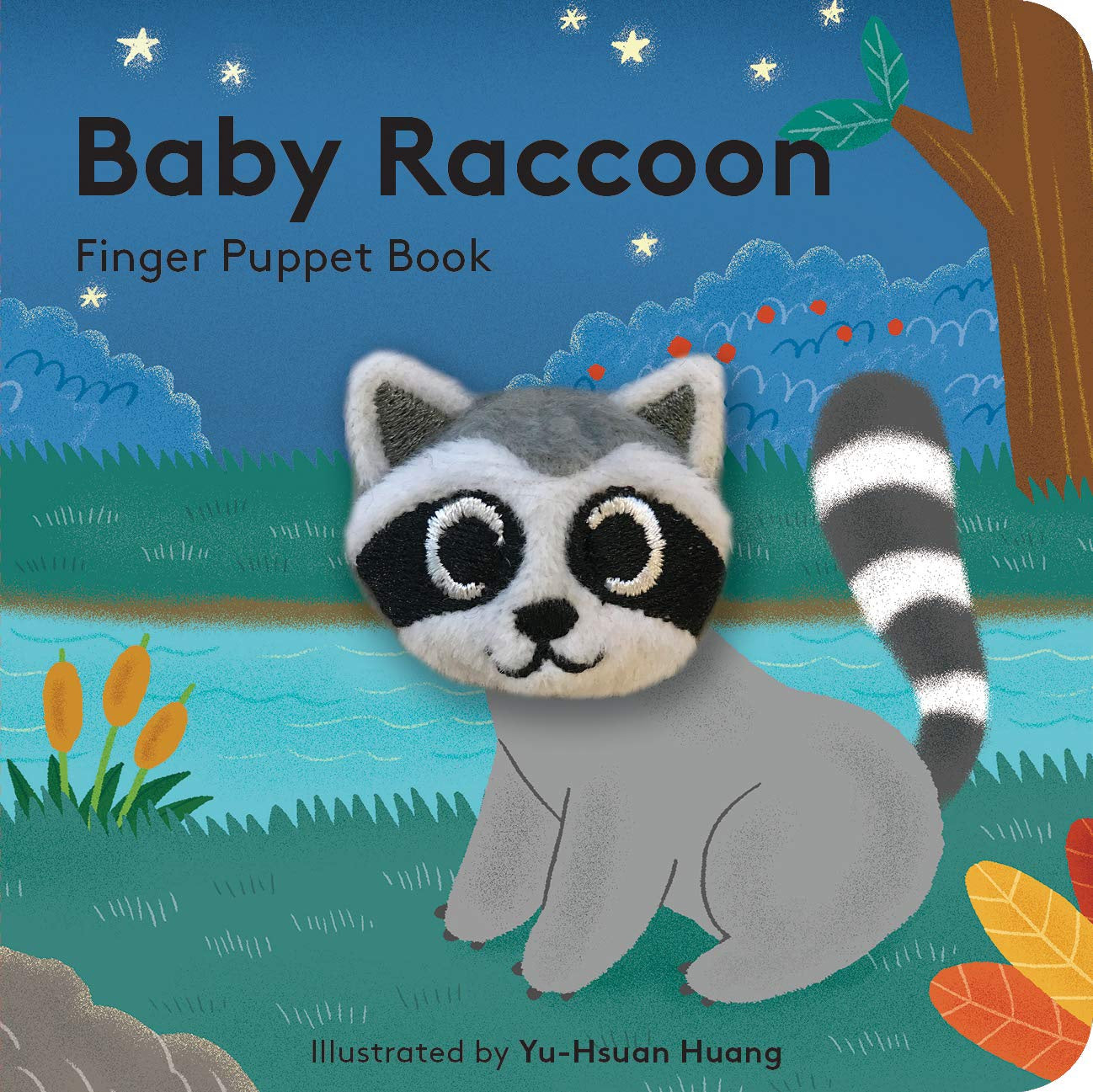 Chronicle Baby Raccoon: Finger Puppet Book