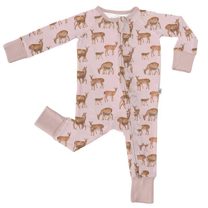 Goosies Does & Fawns LS Zip PJ LSZRM-DOES 5212