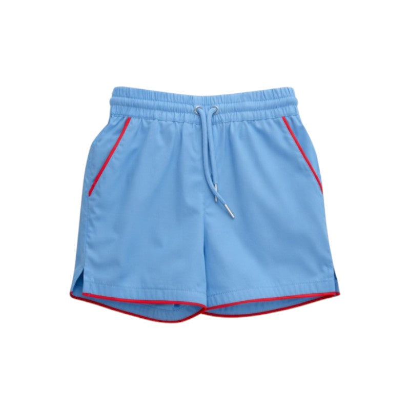 Nella June Blue W/Red Drawstring Shorts 2604BR 5301