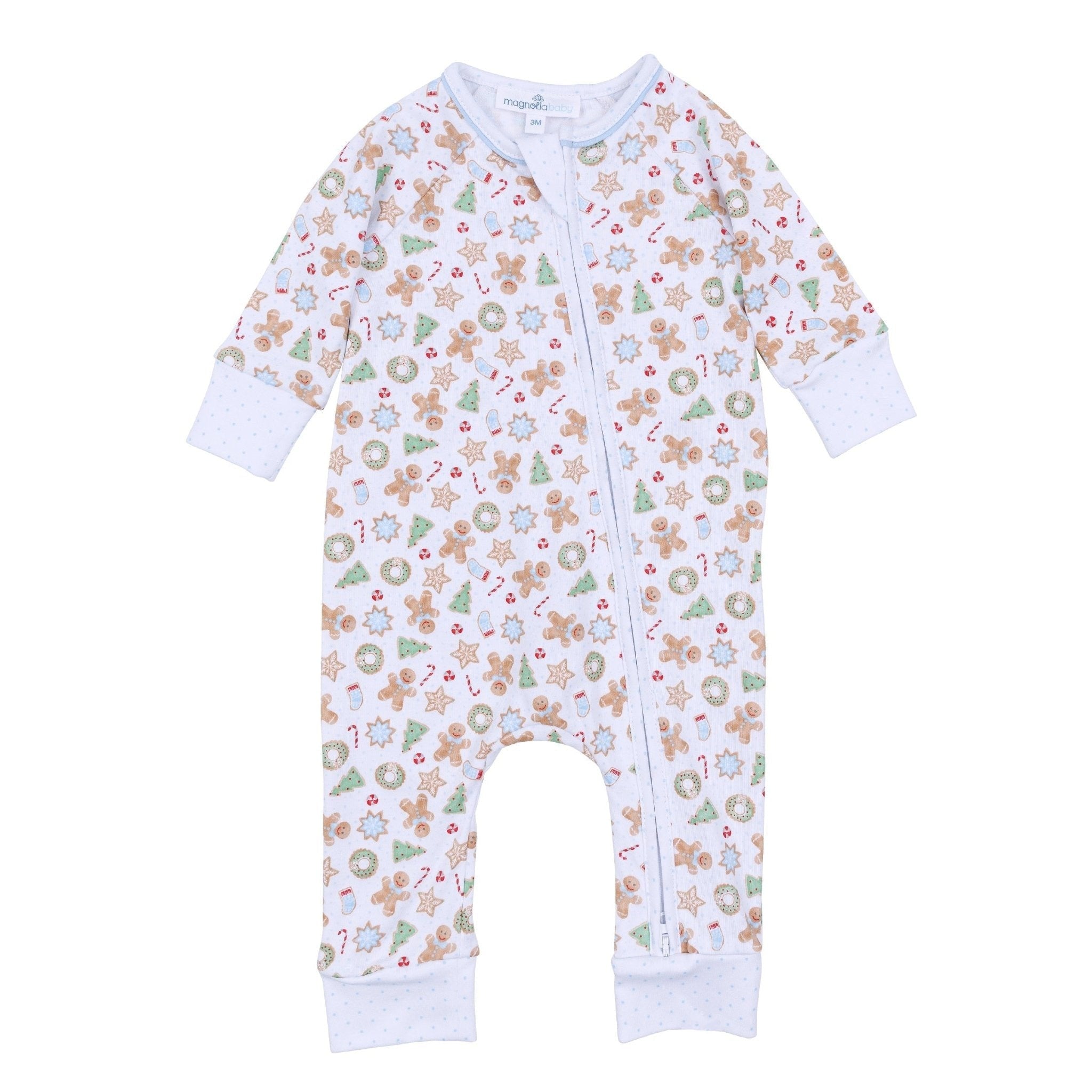 Magnolia Baby Frosted Wonderland Printed Zipper Playsuit 5210