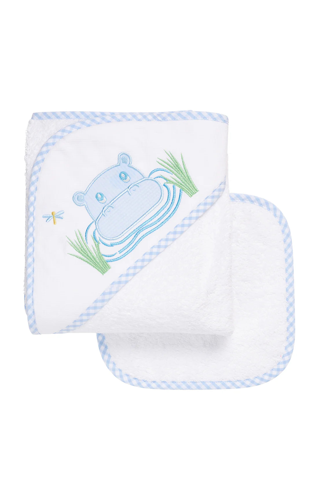 3 Marthas applique hooded towel set NEW