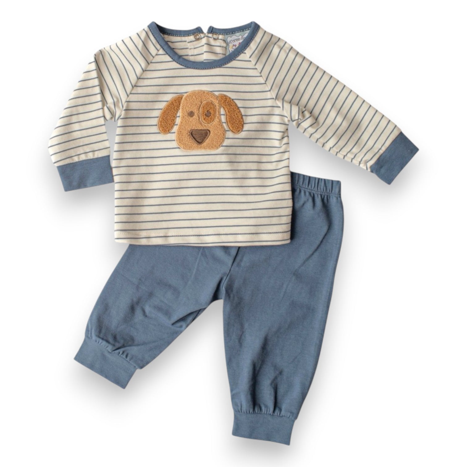 Three Sisters Puppy Applique Jogger Set 857 5307