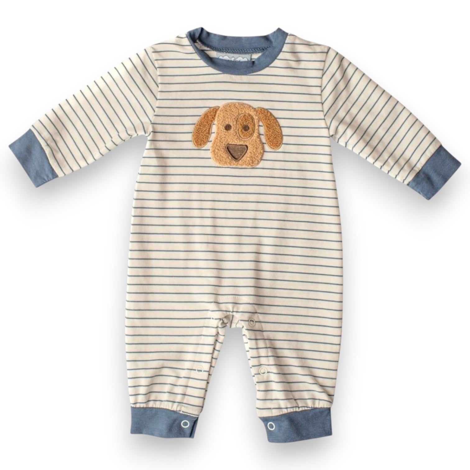 Three Sisters Puppy Applique Boys Romper 858 5307