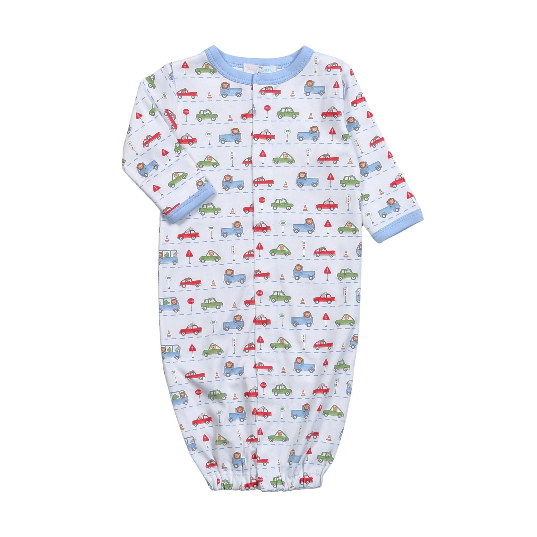 Baby Loren Little Drivers Pima Converter Gown LDR-211 5107