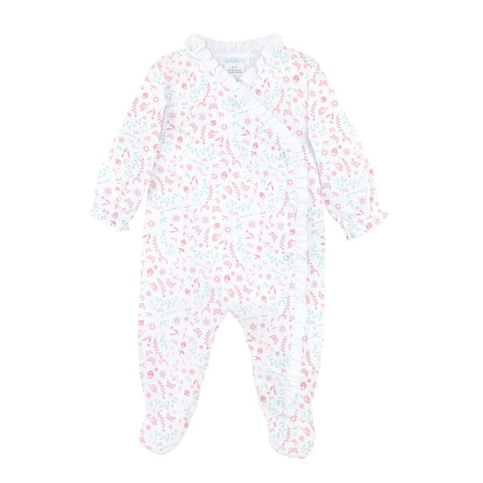 Lyda Baby Butterflies and Birds Footie 5207