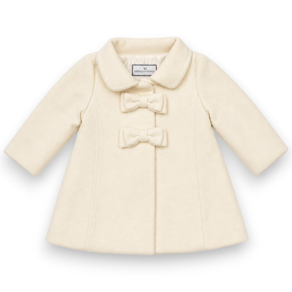 Widgeon 2 Bow Car Coat Ivory 5307