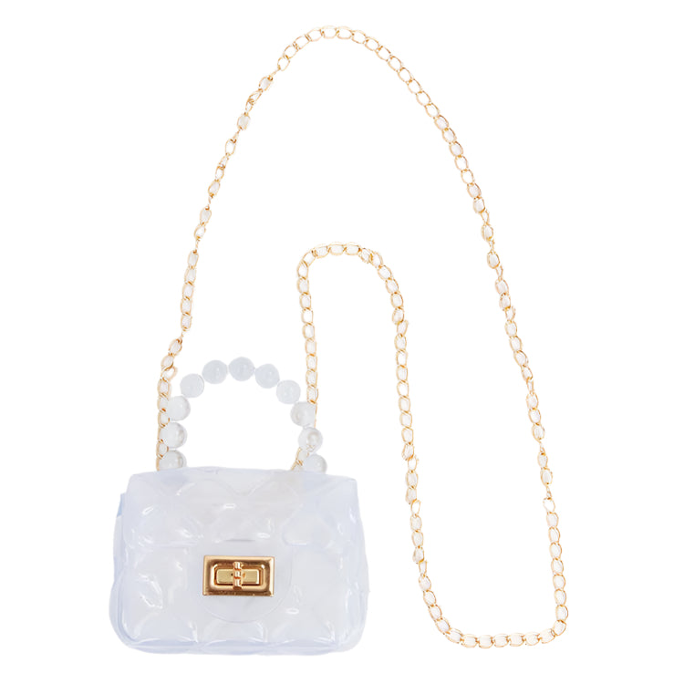Sparkle Sisters Clear Jelly Purse