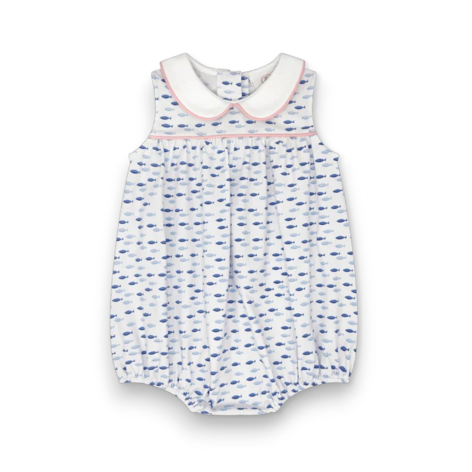 Lullaby Set One Fish, Two Fish - Pink Piping Charleston Bubble 5303