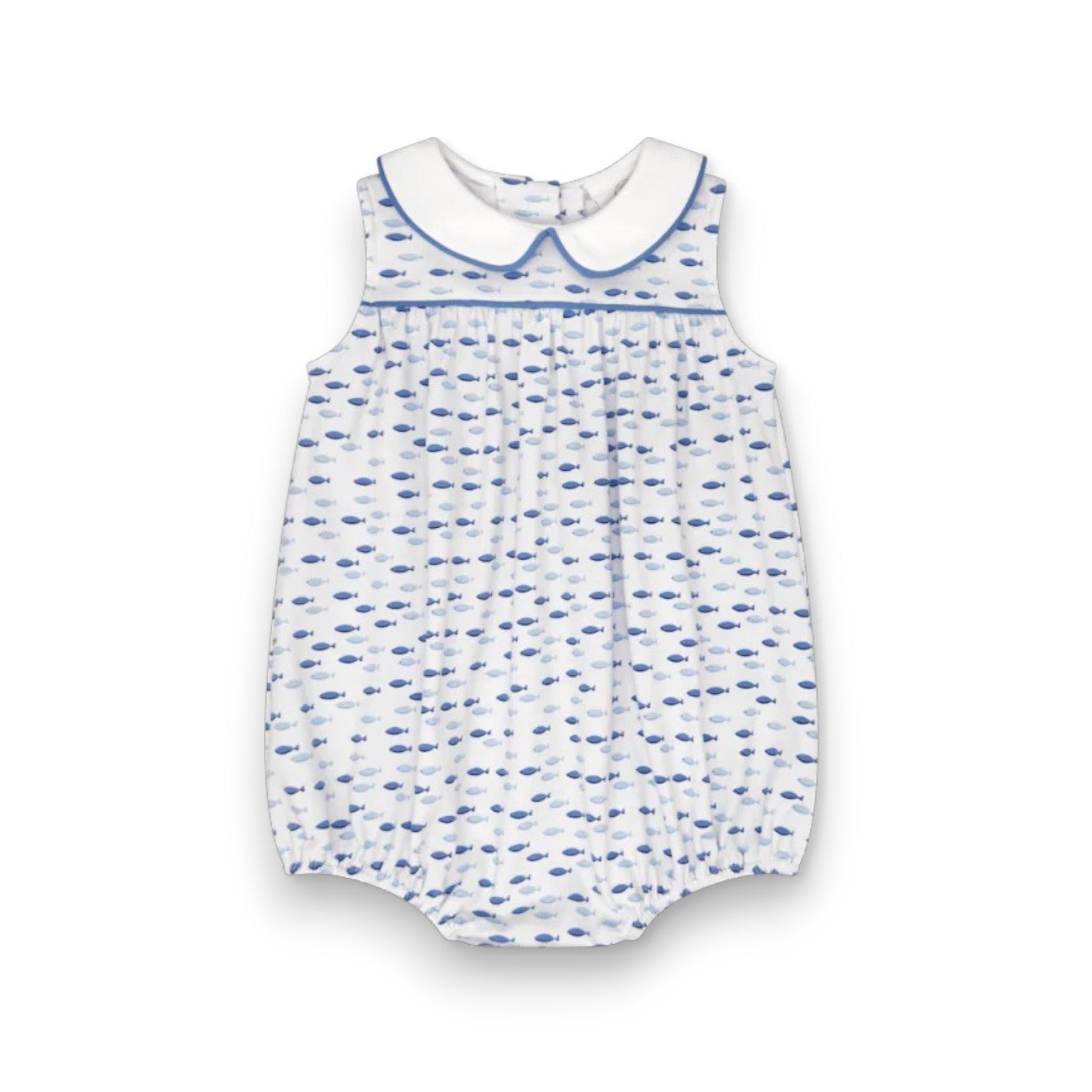 Lullaby Set One Fish, Two Fish, Blue Piping Covington Bubble 5303