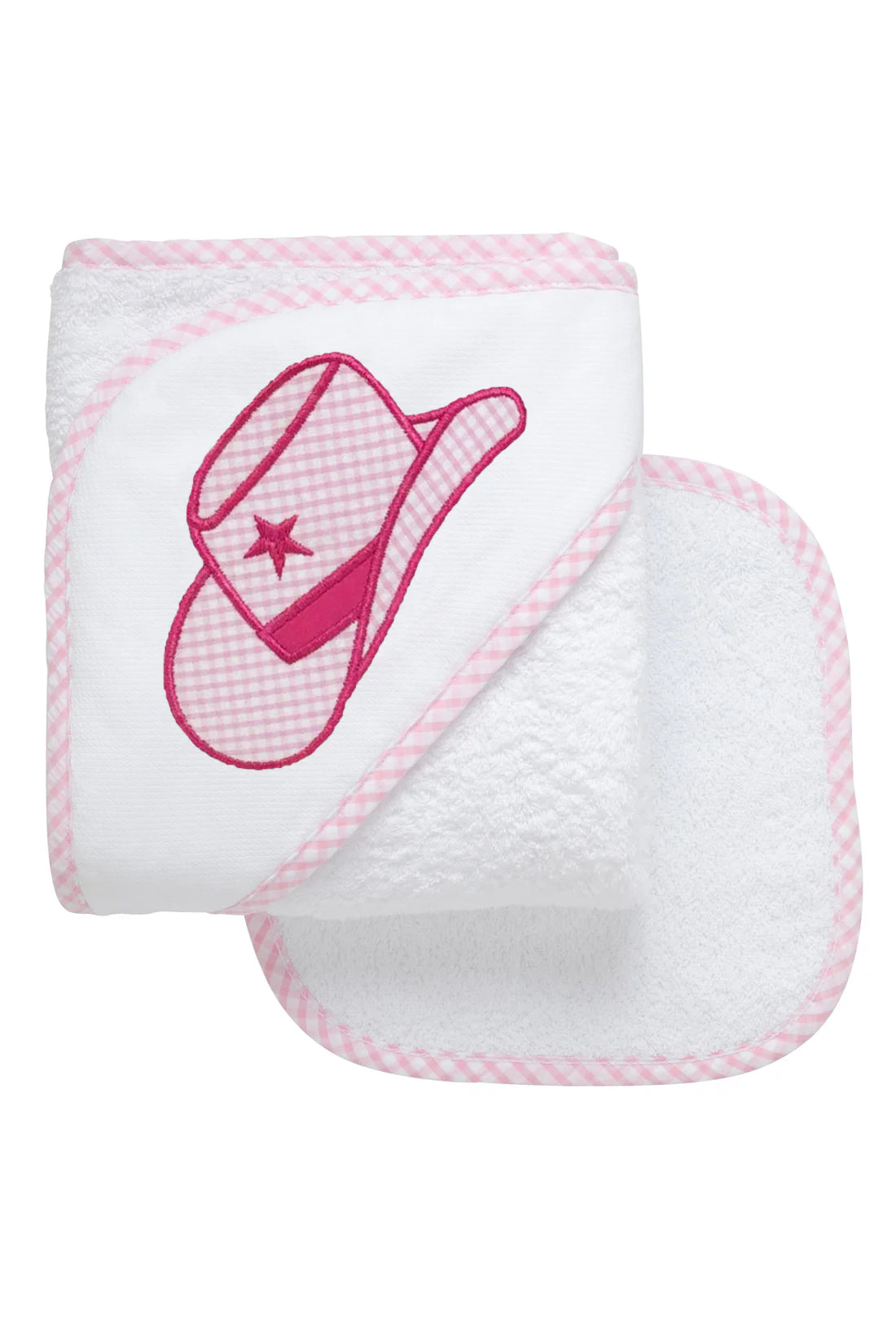 3 Marthas applique hooded towel set NEW
