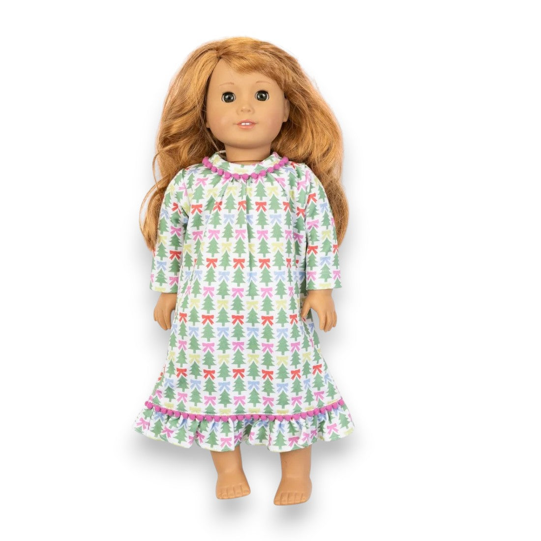 Lila & Hayes Carlin Doll Dress Tree Topper Bows