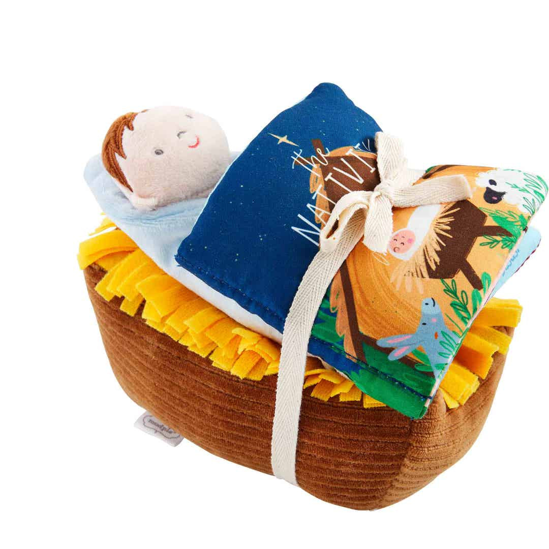 Mud Pie Nativity Plush w/ Book