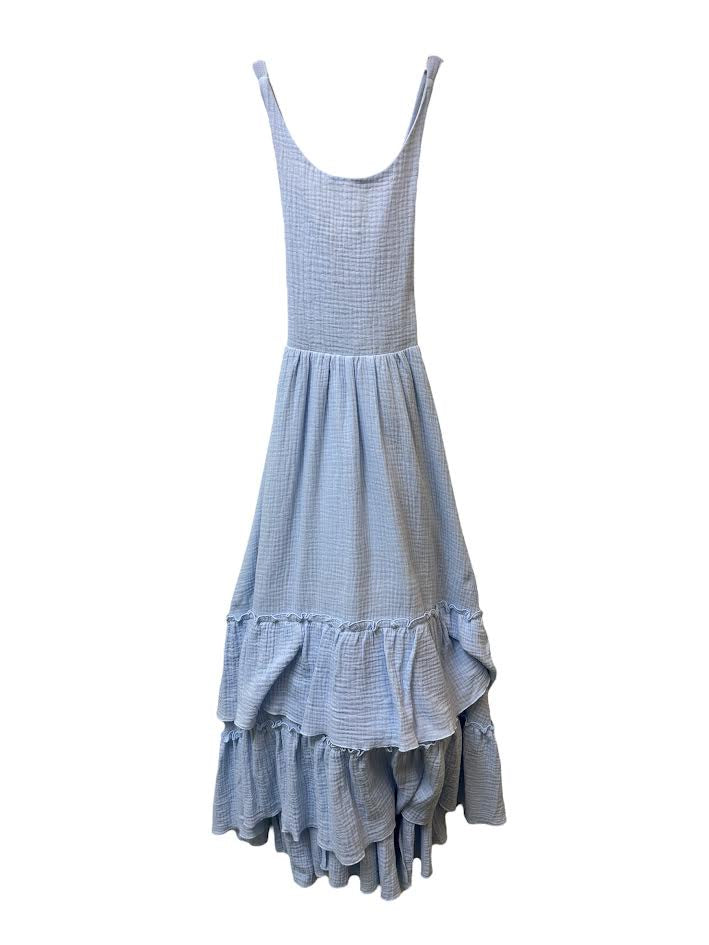 Serendipity Sky Blue Maxi Twirl Dress 2471 5101