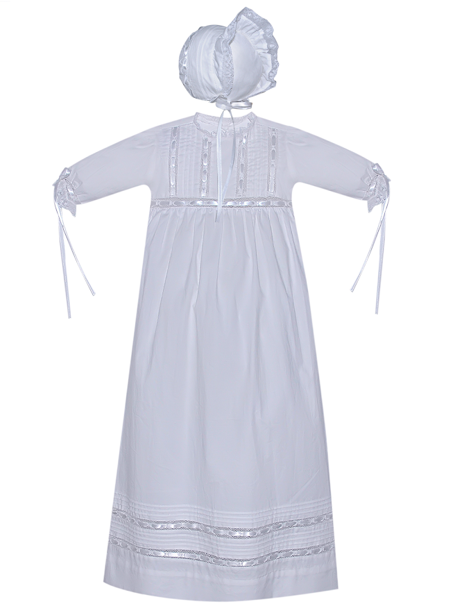 Baby Sen Christening Gown White 5012