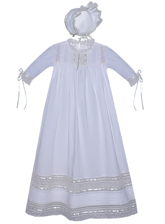 Baby Sen Christening Gown White 5012