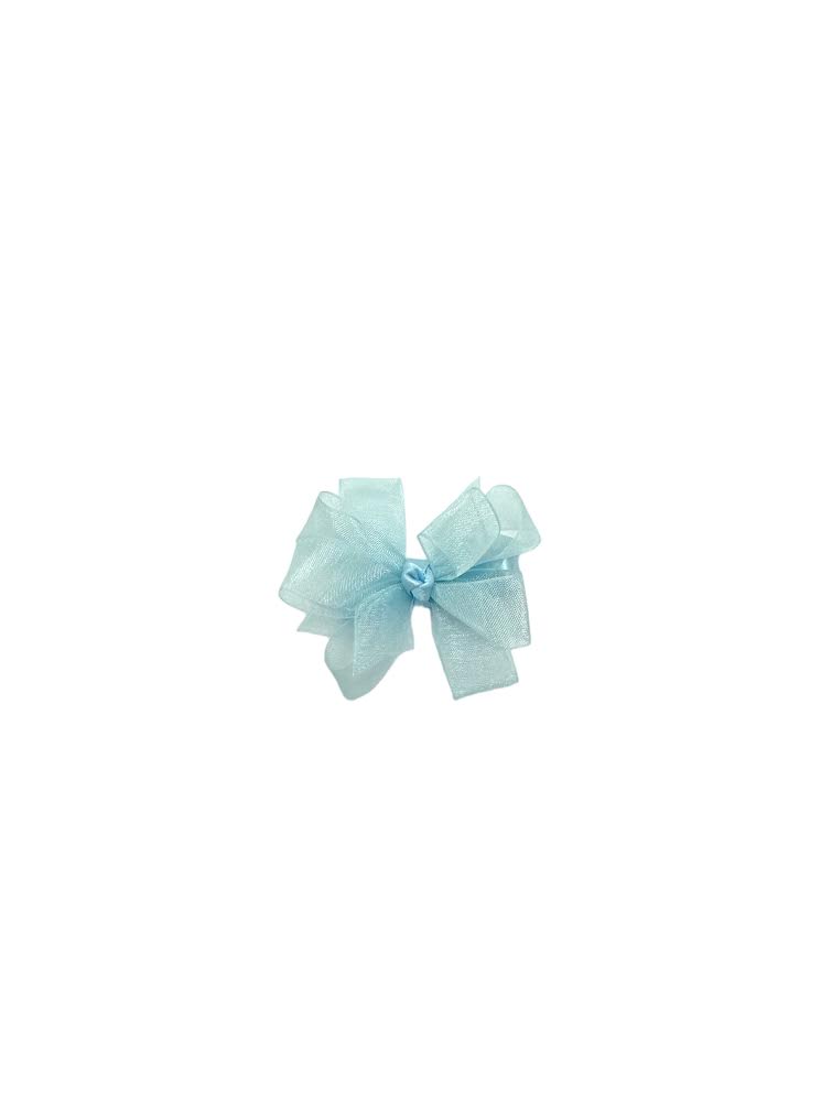 Wee Ones Tiny Organza Double Bows
