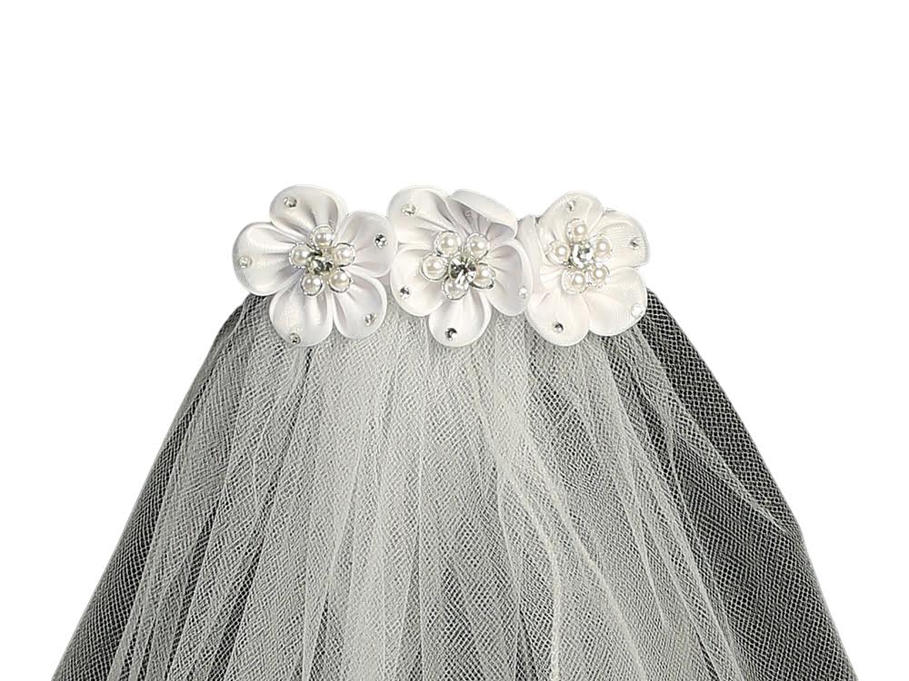 Lito Veil on Comb White 5101