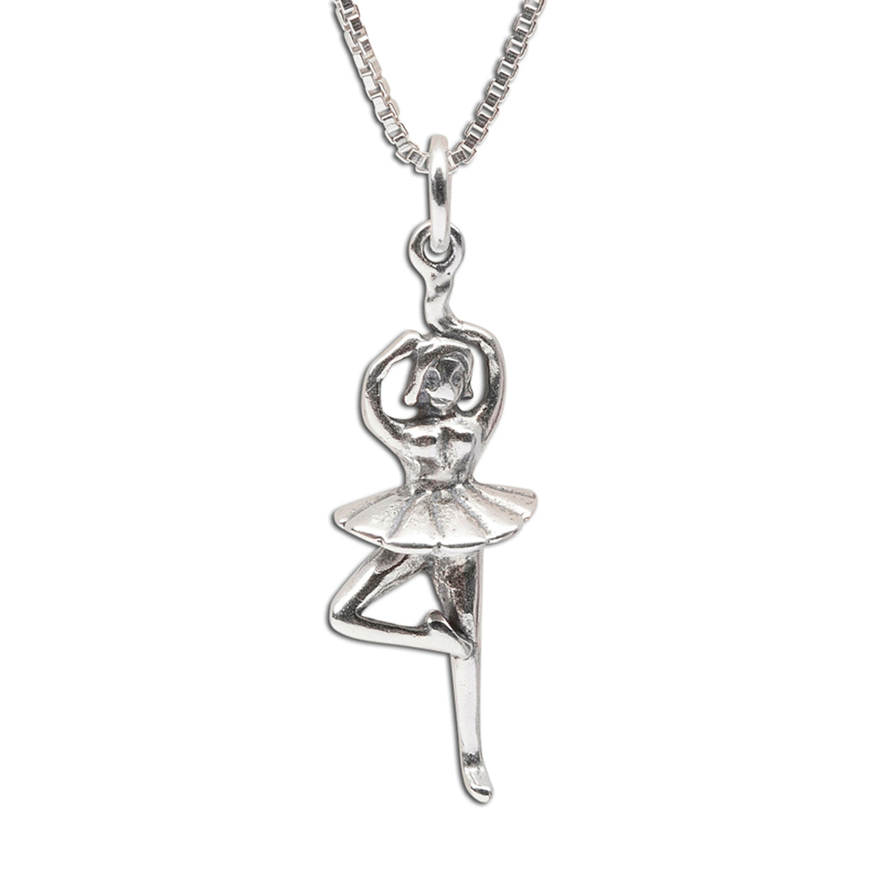 Cherished Moments Sterling Silver Ballerina Necklace