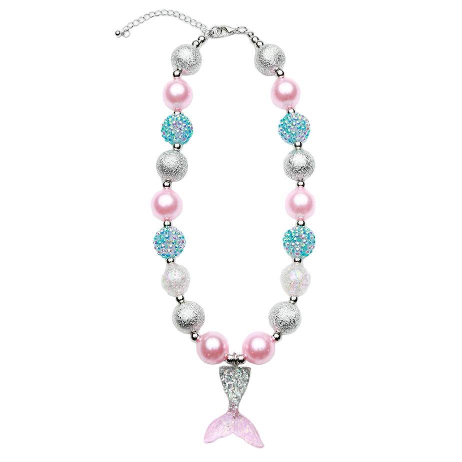 Sparkle Sisters Chunky Mermaid Tail Necklace