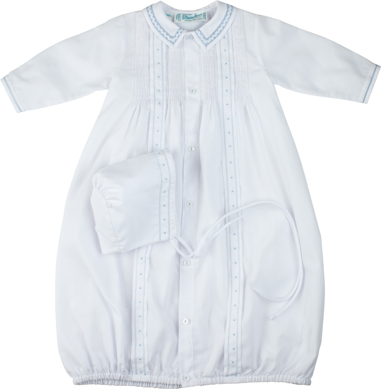 Feltman Brothers  Boys Dot Take Me Home Gown and Hat 601 5004