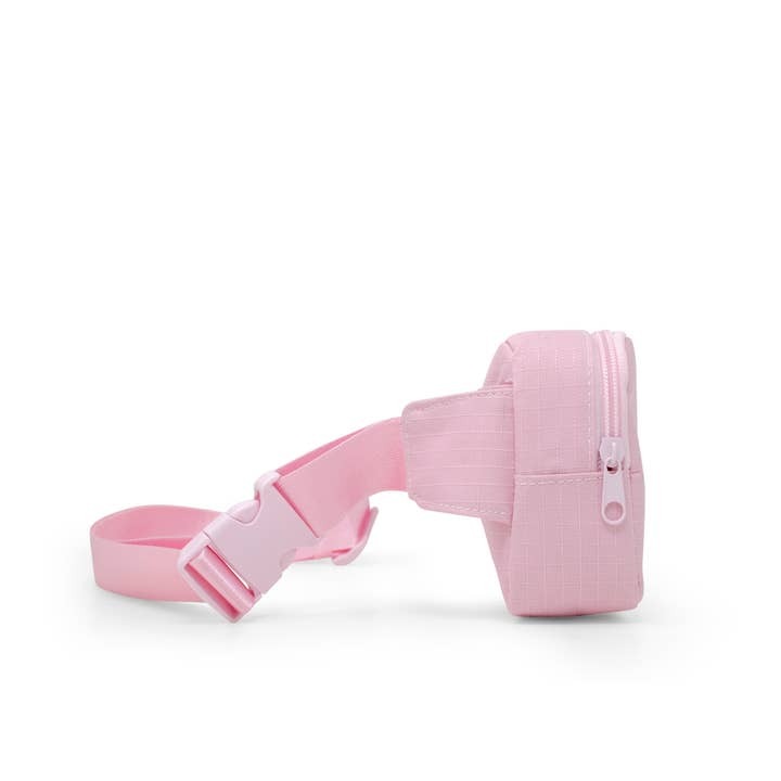 Tiny Treats Sequin Heart Crossbody Sling Bag - Pink