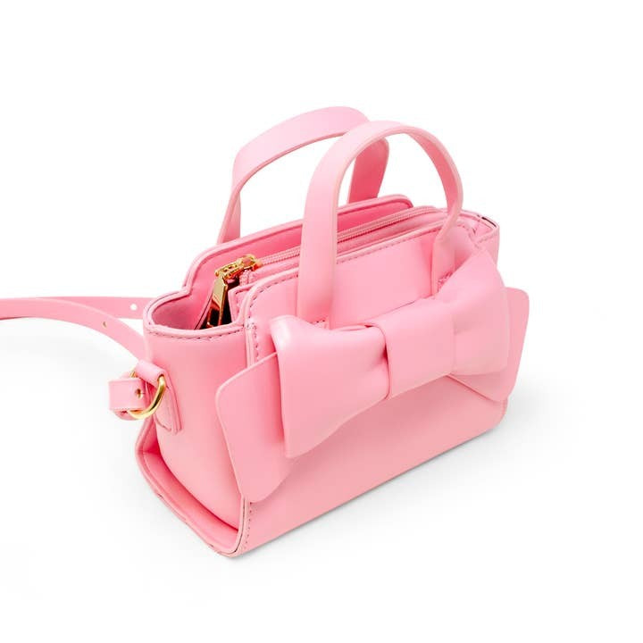 Tiny Treats Big Bow Baguette Handbag - Pink