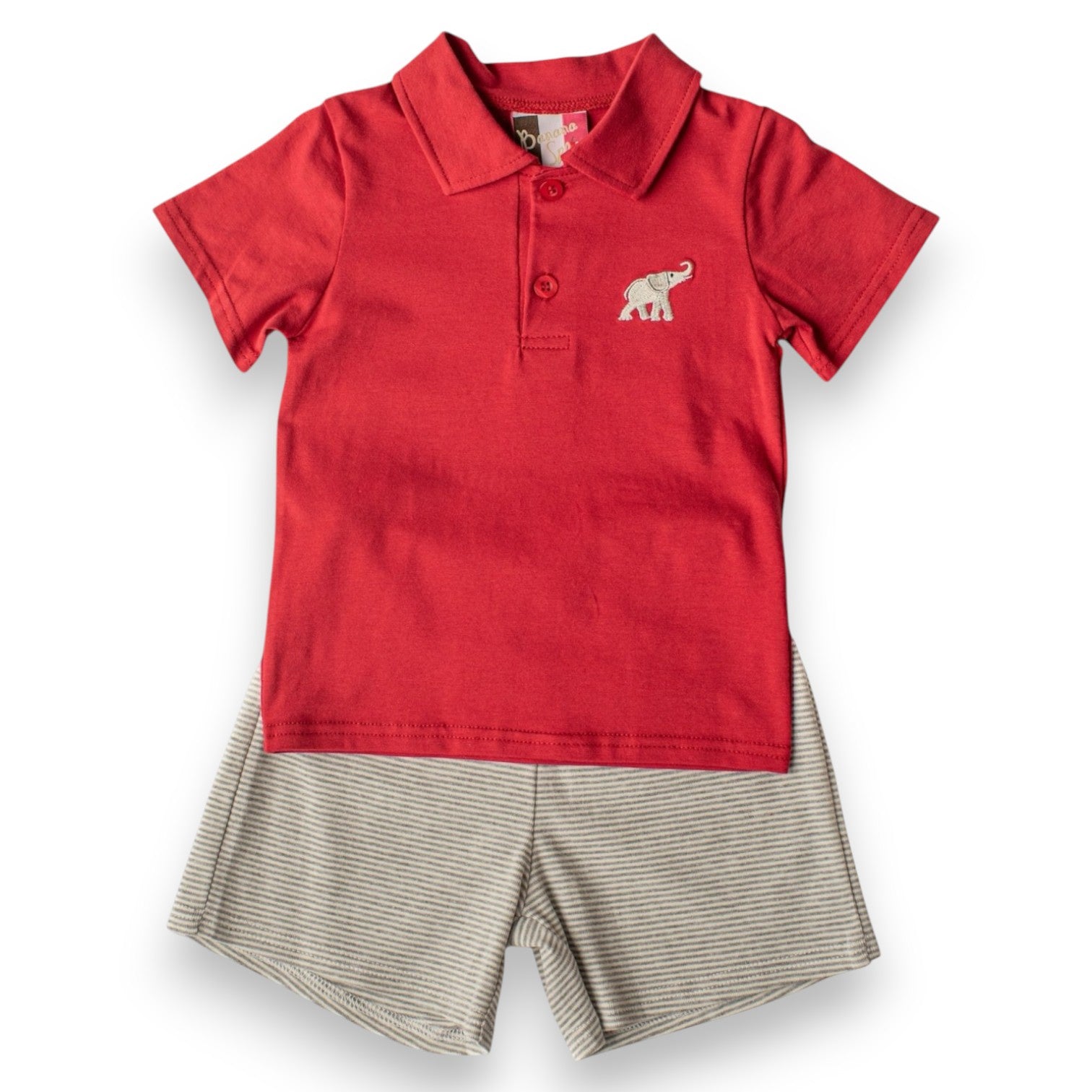 Banana Split Elephant Boys Short Set 349 5307