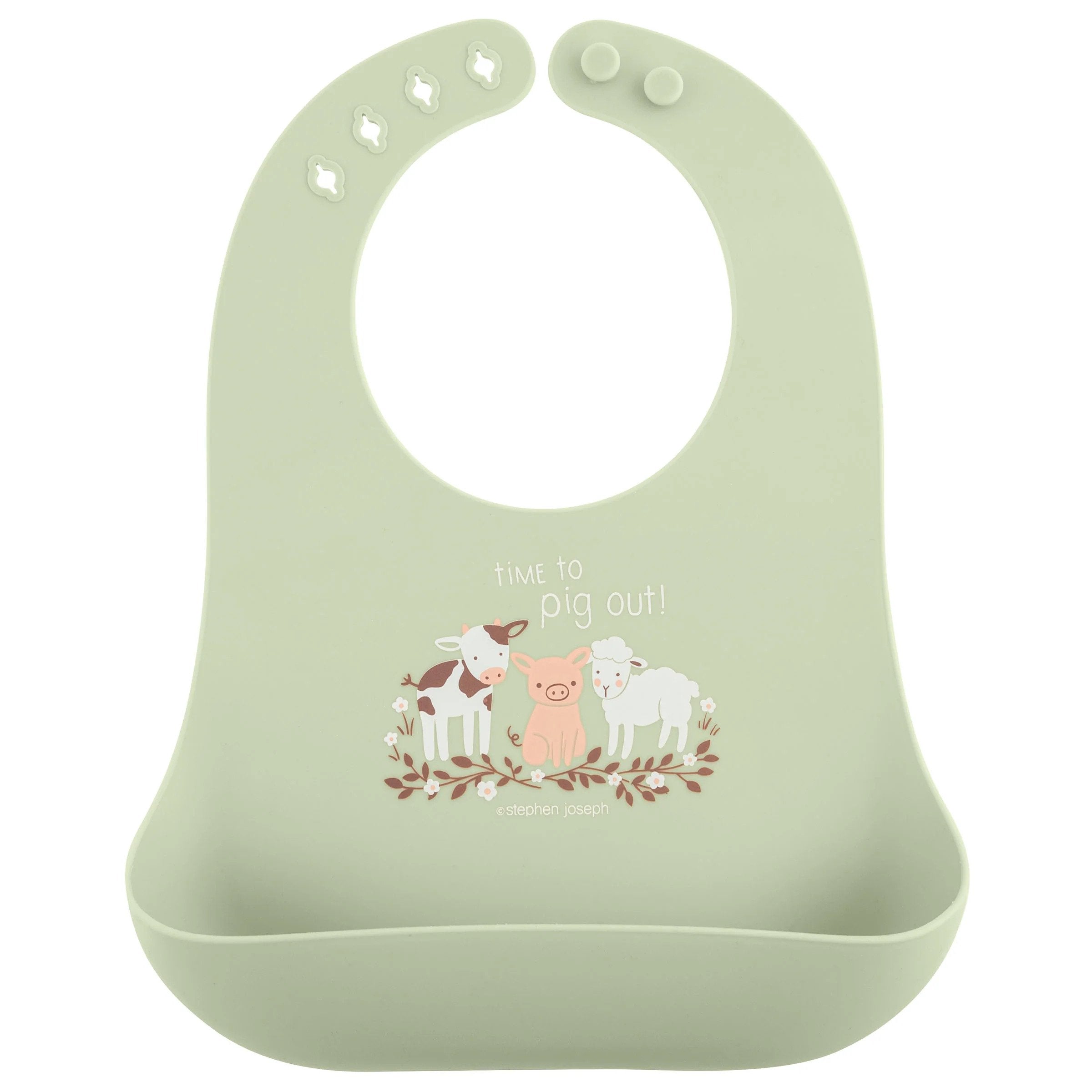 Stephen Joseph silicone bib