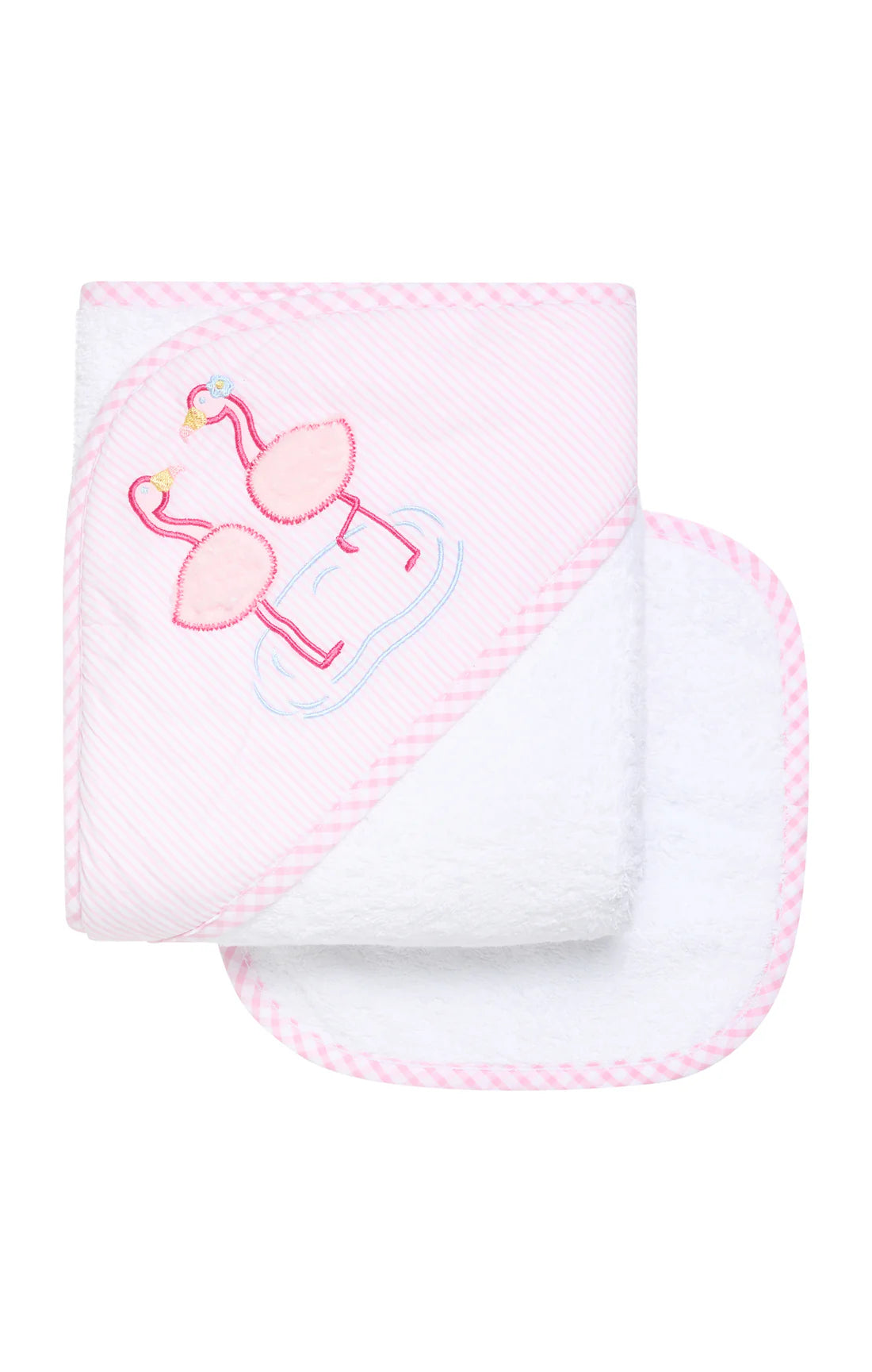 3 Marthas applique hooded towel set NEW