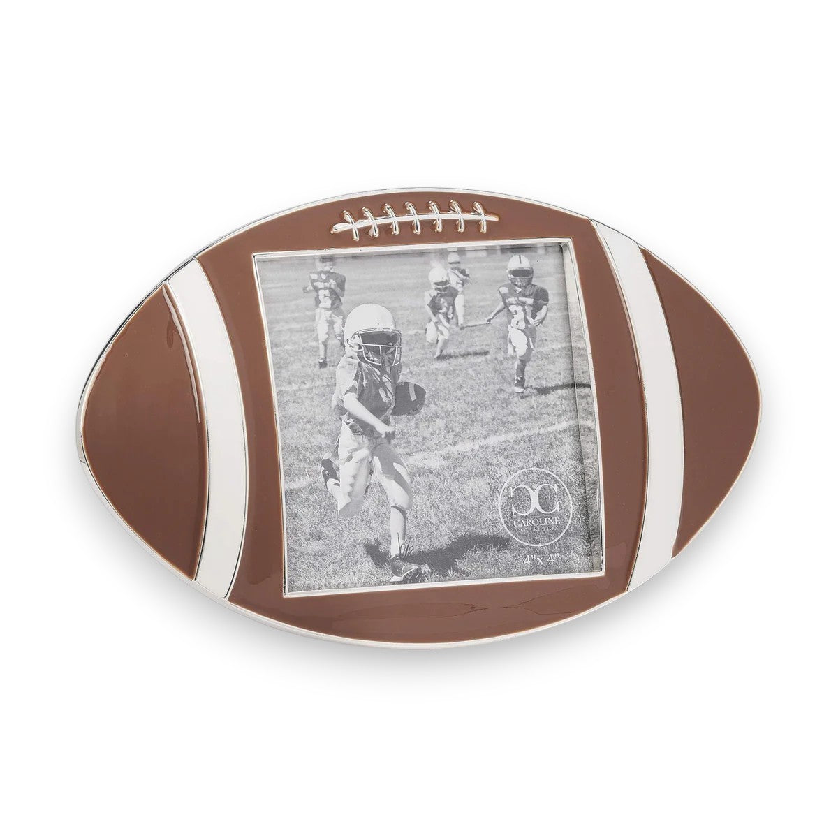 Roman 5.25"H Football Frame 4x4 #19967
