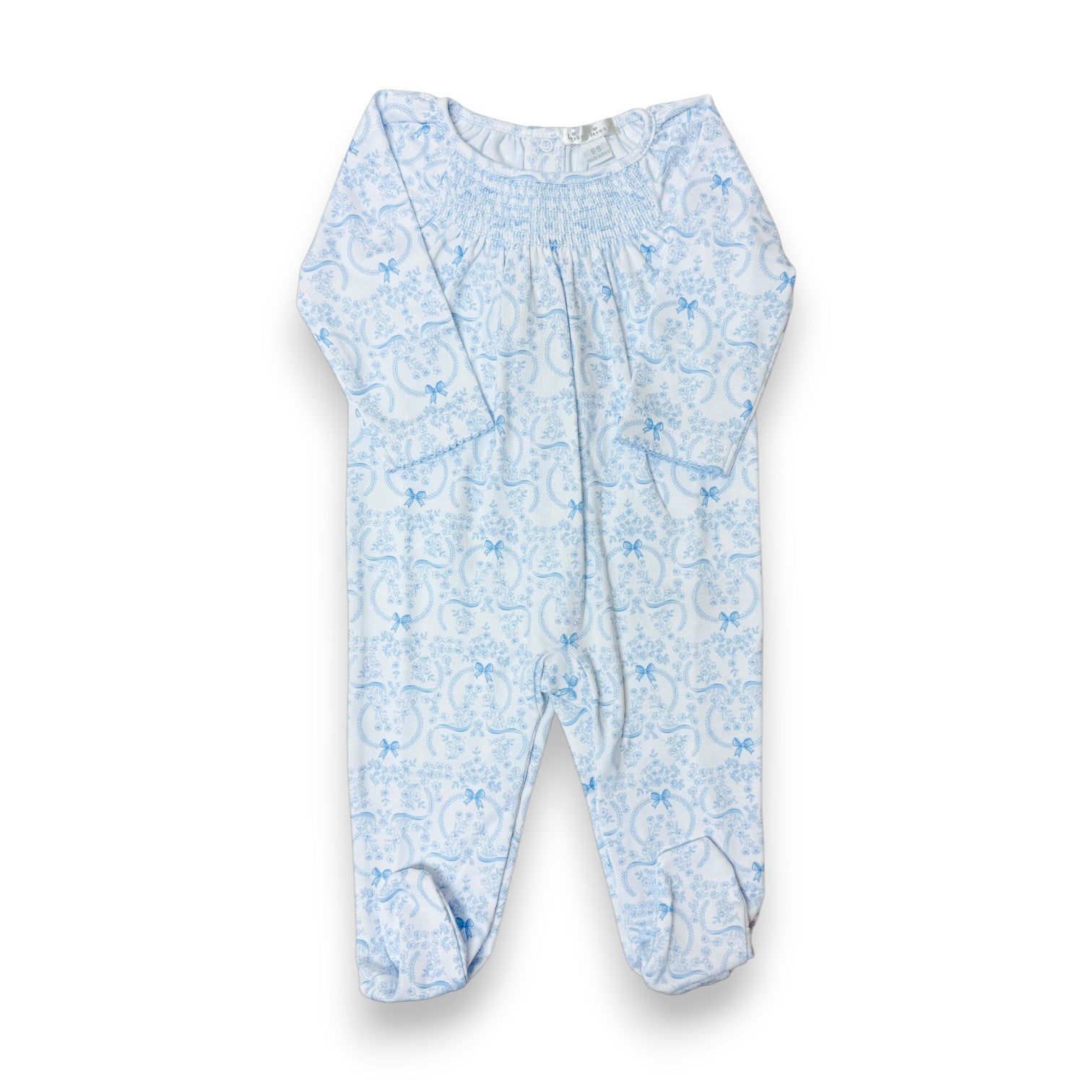 Kissy Kissy Delicate Blooming Bows Footie PRT SMK KGQ14327N-K480