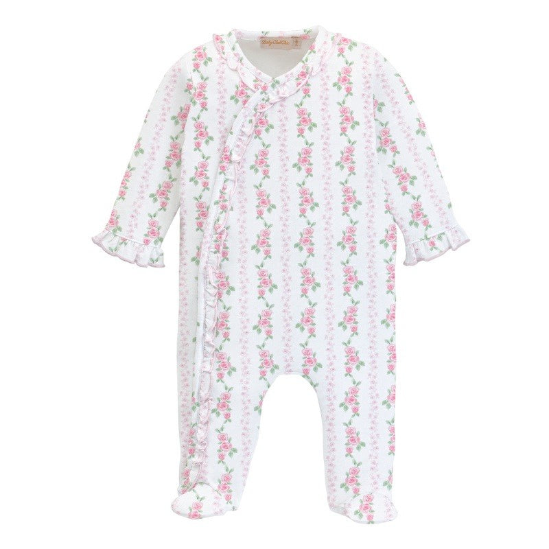 Baby Club Fall 25 Printed Footie W/Ruffle 5208