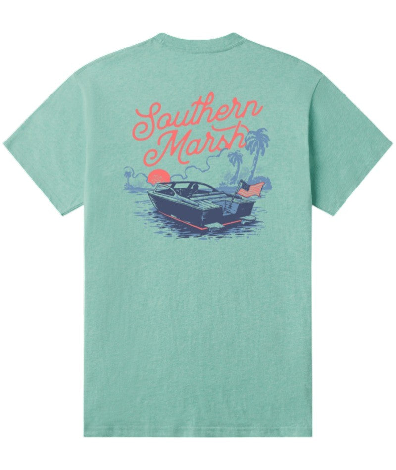 Southern Marsh Youth Freedom Cruise Washed Bimini Tee 5301