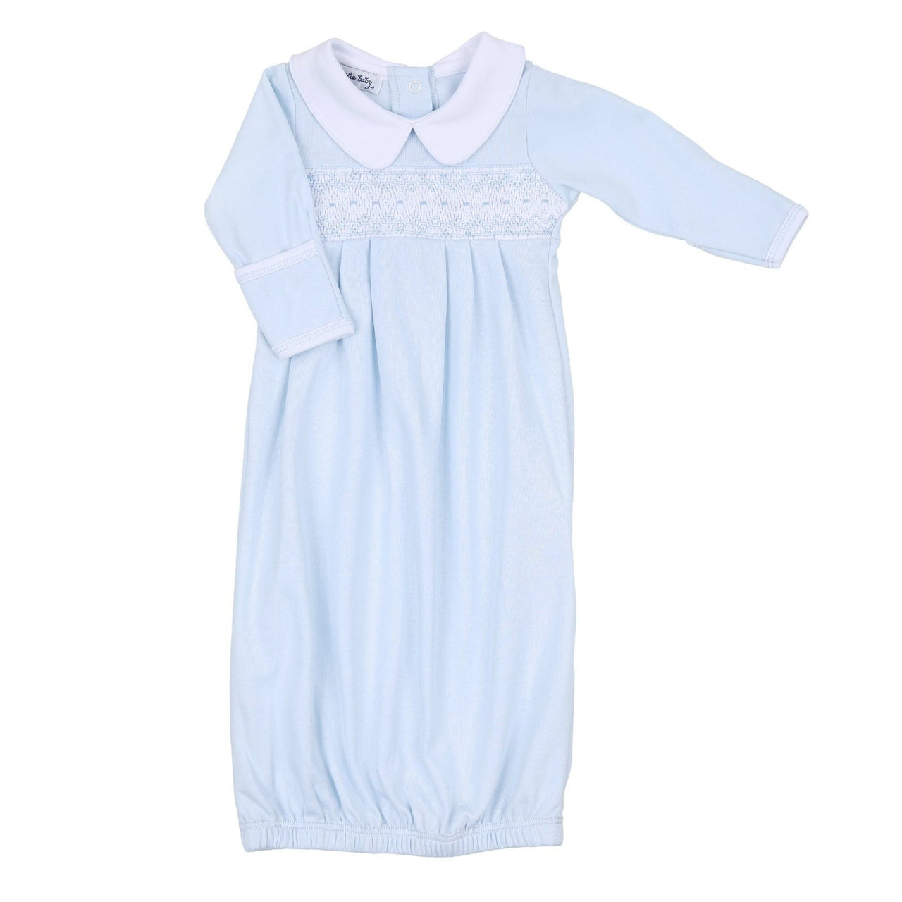 Magnolia Baby Freya and Finn Smocked Collared Gown 5116 5106