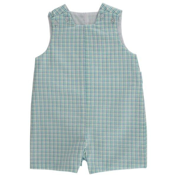 Bailey Boys Laurel Seersucker Dressy John John Short W/Tab 25210-JJST 5201