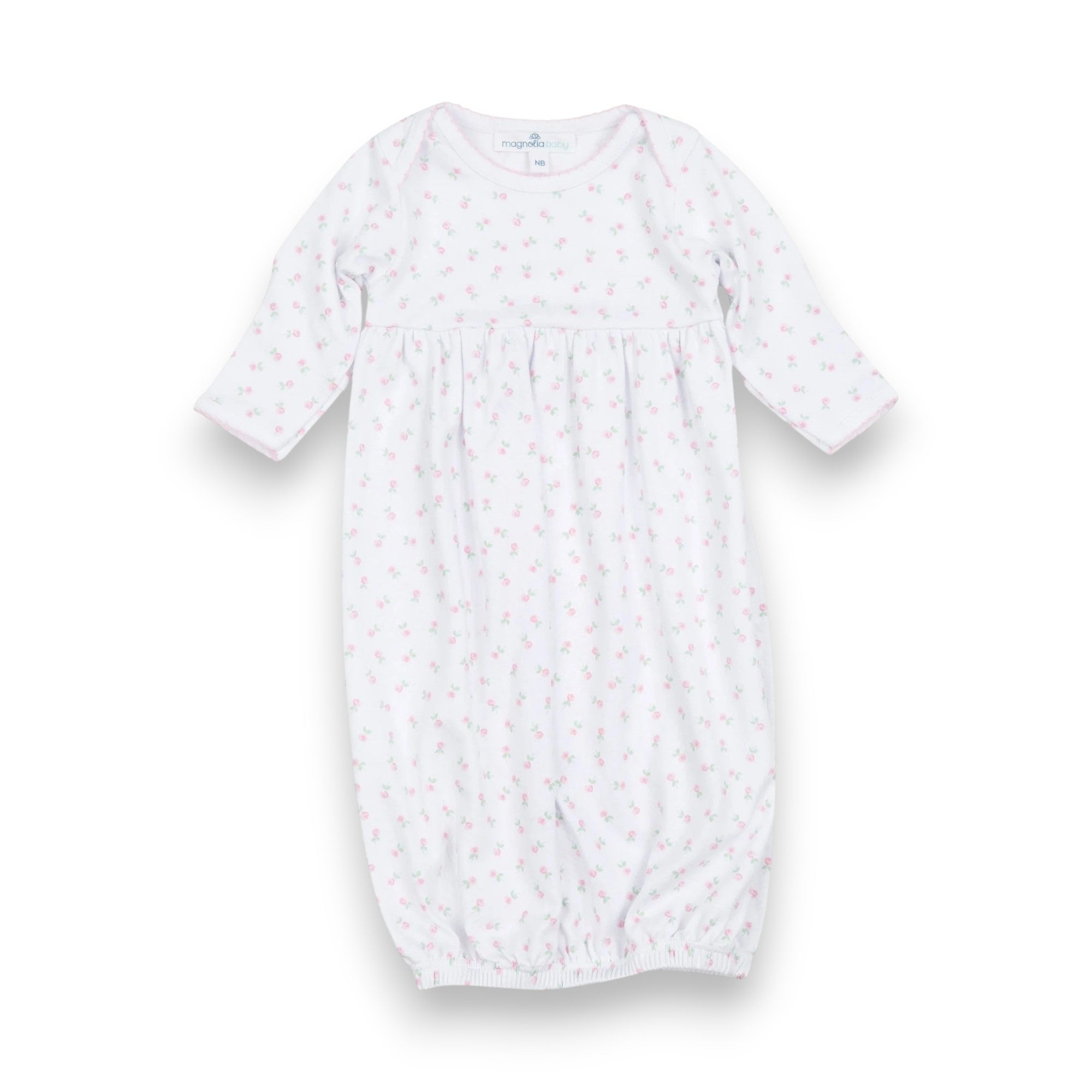 Magnolia Baby Juliette's Classics Pink Printed Gathered Gown Pink 2296-336P 5304