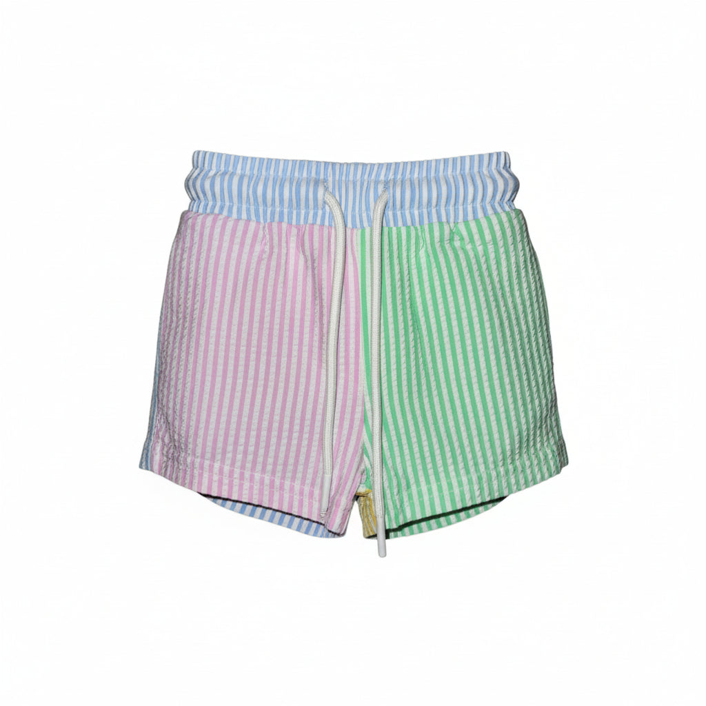 Lulu Bebe Multi Boy Swim Trunk W/Liner 5301