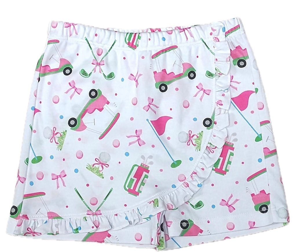Marco & Lizzy Golf Print Skort M-25-153-1SK 5302